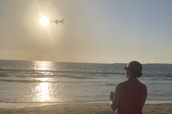 Using an unmanned aerial vehicle to collect ecological data